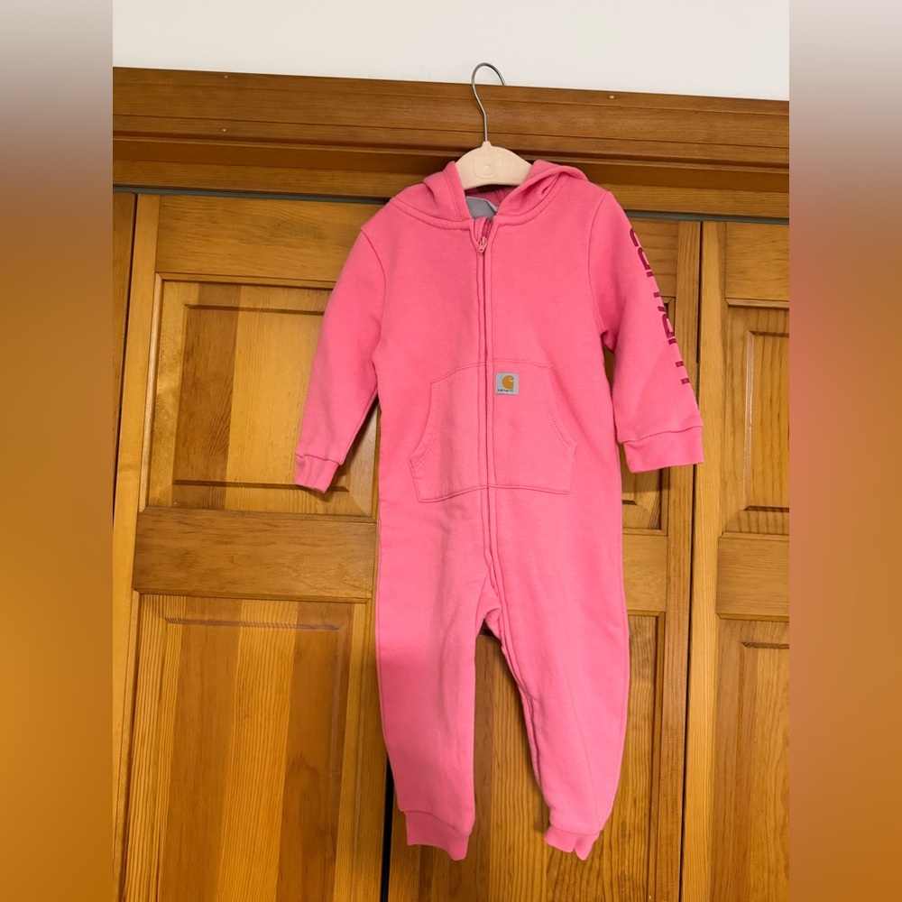 Carhartt Bright Pink Kids Onsie